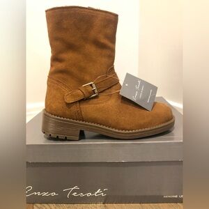 Genuine Leather Little Girls Boots